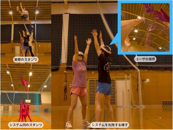 ARを用いたチアリーディングのスタンツの事前トレーニングシステム のサムネイル