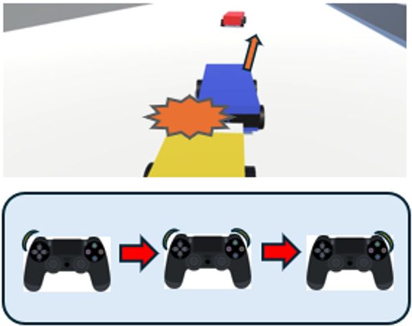 方向性を持ったコントローラー振動提示を用いた気づかれにくいコース補正機能の提案 のサムネイル